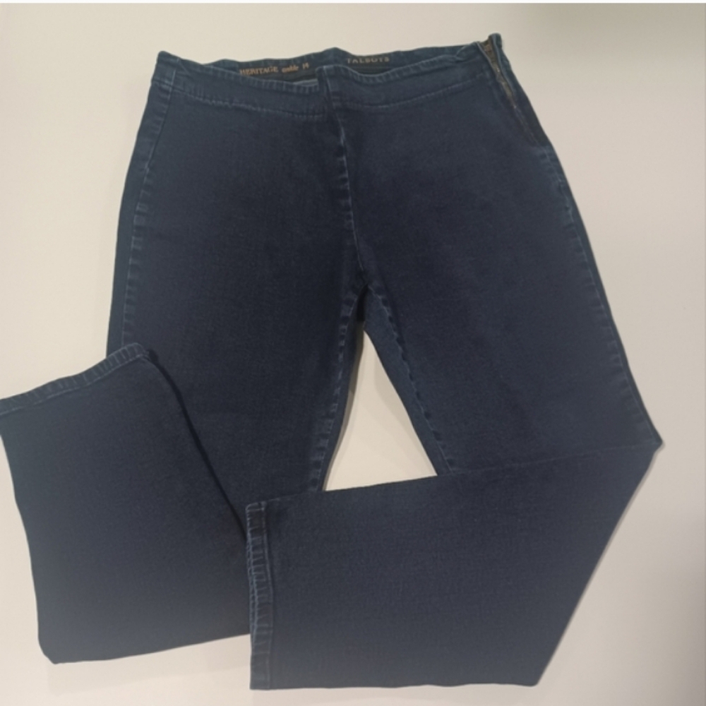 Talbots Heritage Ankle Jeans Midnight Blue - Picture 5 of 6